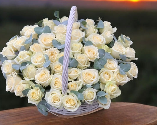 PEACH BLOOM BASKET